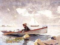 Homer, Winslow - A Girl in a Punt